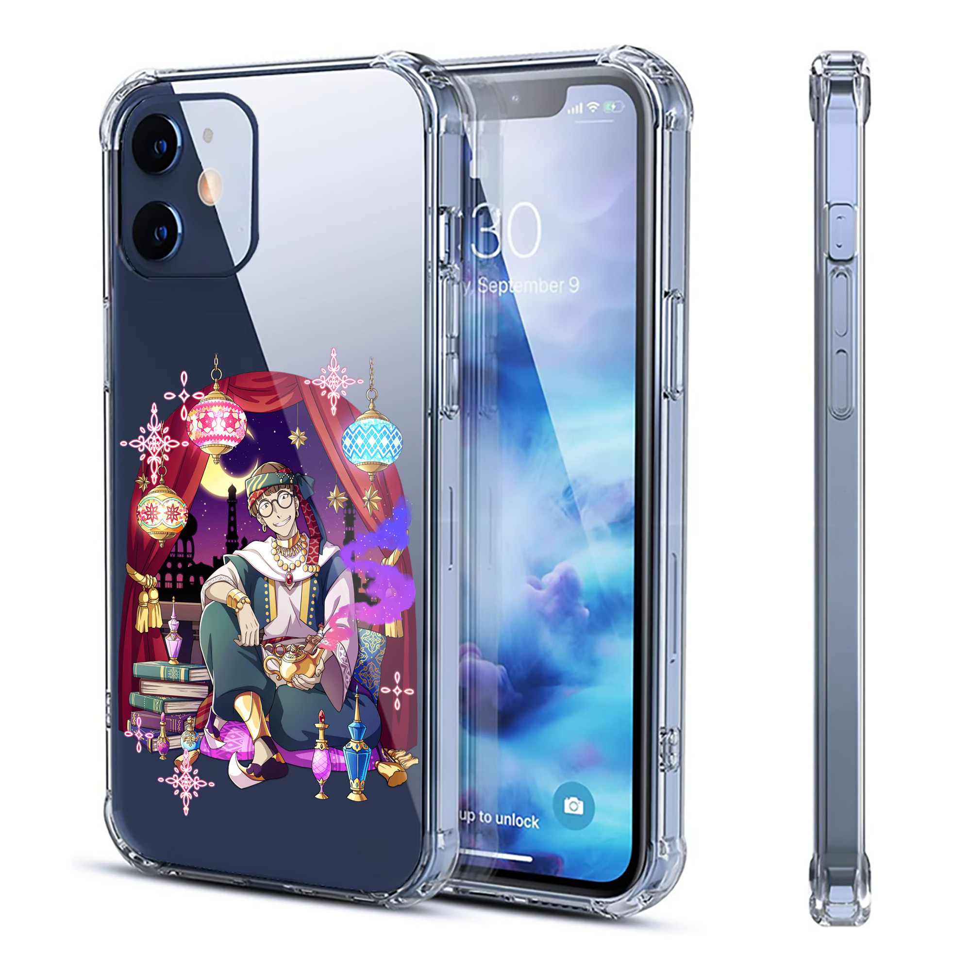 （画像用） 文豪ストレイドッグス Bungo Stray Dogs 【iPhone 12シリーズ対応】透明スマホケース（クリアソフトケース）